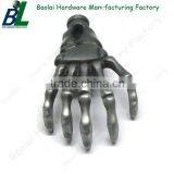 Die casting whole 3D metal hand for mini robot part