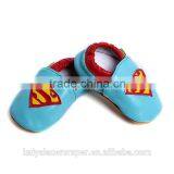 Superman Baby Shoes,Soft Soled Blue Superman Baby Boys Slippers Quality Choice thumbnail-2