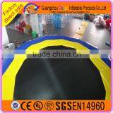 Blue Inflatable Water Trampoline Jumping Bed For Kids thumbnail-3