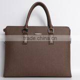 Reliable Men Bag Factory in Guangzhou, Cow Leather Tote Bag for Office Men thumbnail-3