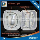 Promotional Computer Travel Kit Laptop Accessory Travel Kits USB Tool Kit White Color thumbnail-4