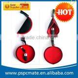 Mini Mouse Pad With Zipper Portable