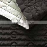 Polyester Stripe With Fashion Embroidered Padded Quilting Fabric thumbnail-2