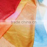 Printing Crashed Polyester Fabric