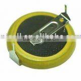 LIR2025 3.6V Rechargeable Battery With PCB Pins Tabs Tagged