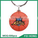 Wholesale bulk metal custom souvenir basketball sports key holder