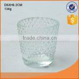 Hotsale Costomized Polished Sprayed Glass Candle Jars or Candle Holders Candlestick thumbnail-4