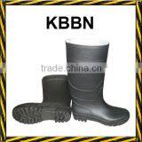 Black Cheap Pvc Rain Boots 38.5cm or 32cm Height thumbnail-1