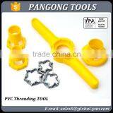 High Quality 6pc PVC Tool Threading Pipe or Tube Pipe Thread Maker NPT Die Set thumbnail-4