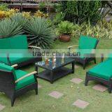 Modern Patio Wicker Outdoor Furniture Design - Patio Garden Sofa- Outdoor Garden Sofa- PE Rattan Sofa Set thumbnail-1