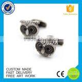 Promotional Metal Gold New Design 3D Owls Fashionable Suit Shirt Cufflinks thumbnail-2