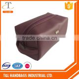 promotional PU cosmetic bag with handle