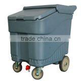 Plastic Shell Fan Shell Processing Customized Green Food Grade Plastic Rubbish Bin