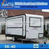 Commercial Newest Design World Best Mobile Food Cart With Big Wheels Tricycle Food Cart With Big Windows Food Cart Trailer thumbnail-5