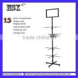 Floor Hanging Free Standing Product Display Stand HSX-S109 / Hanging Rack Stand Shelf
