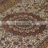 5x8ft Persian Silk Rugs Popular Sale Golden Sunflower Designs Silk Rug thumbnail-4