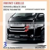 #000755 front grille narrow body for toyota hiace 2014