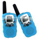 Retevis RT-388 ONE Pair New Sky Blue UHF462.5625-467.7250MHz LCD Display Flashlight VOX Walkie Talkie for Children thumbnail-2