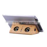 Hot no Bluetooth Pure Wooden Sensor Speaker Wireless for Ipad and Phones thumbnail-3