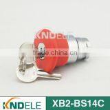 40mm Mushroom Emergency Stop Waterproof Push Button Key Cap Red XB2-BS14C