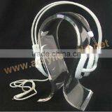 Customized Acrylic Earphone / Headset / Headphone Display Stand for Sale