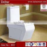 luxury europe toilet, water saving big size one piece toilet , square ceramic toilet with flush valve