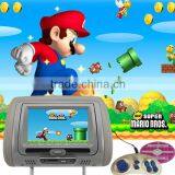 7" Inch Headrest DVD Player Supporting GPS, DVD, VCD, TV Display thumbnail-1