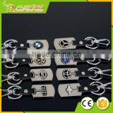 Wholesale cheap BMW car logo keychains on promotion for car brand metal keychains and car parts key chain