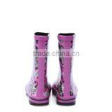 Custom Cheap Wholesale Fashion Rain Boots Girl Rubber Rain Boot thumbnail-6