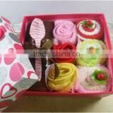 Gift Towel / Luxury Gift Towel Type Wedding Set Packing / Cotton Towel Add Hand Knitted Spoon thumbnail-1