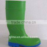Shine Green Pvc Boot 2016 New Arrive Boot Resistence Water thumbnail-1