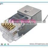 RJ45 Connector, Shielded RJ45 Plug for CAT 6, CAT 6A, CAT 7 Solid and Stranded Cable thumbnail-1