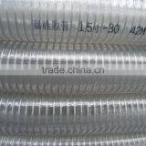 Transparent PVC Spiral Steel Wire Oil Hose thumbnail-4