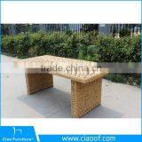 Twisted Cane Furniture Restaurant Table and Chairs Dining Set thumbnail-5