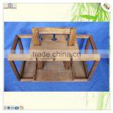 Sale Good Quality Pine Wooden Wine Holder Rack Pack thumbnail-2