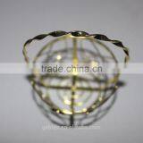 Small Metal Wire Storage Basket With Handle thumbnail-4