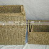 Graceful Grass Weaving Basket thumbnail-1
