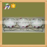 Ceramic Salt Jar With Stainless Steel Stand thumbnail-1