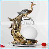 Hot Selling Resin Peacock Lamp thumbnail-1