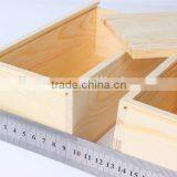 Three Bottles Wood Wine Box thumbnail-3