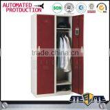 2 Door Steel Lockable Wardrobe Steel Locker Cabinet thumbnail-4