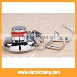 High Quality Wall Mounted Double Hook Sliver Bath Hooks thumbnail-4