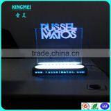 KM-FP27 Wall Hang Acrylic Sign Plate,Perspex Led Sign,Lucite Banner Stand thumbnail-5