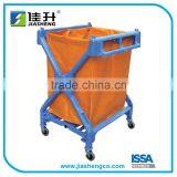 X-Shape Plastic Hotel Cleaning Trolley Foldable Laundry Cart 05111