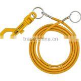 P-clip 20" Lanyard With Metal Split Ring Bungee Cord LS Eplus thumbnail-1