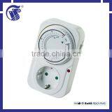 OEM white mechanical timer with battery