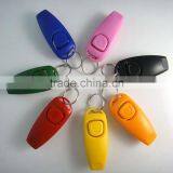 Hot PET OBEDIENCE CLICK /whistle TRAINER Dog Cat Horse Bird Click Obedience Clicker With Strap thumbnail-1