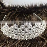 Crystal Cheap Wedding Fashion Rhinestone Crown Bridal Hair Accessories Halo H172-058 thumbnail-2
