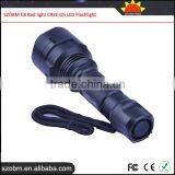 2016 Latest SZOBM C8 Red Light Q5 LED Flashlight, Red Light Aluminum Alloy C8 Tactical LED Flashlight Torch thumbnail-3