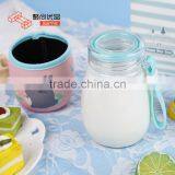 L00055 2017 High Quality Stylish Design Custom Penguin Shape Pyrex Heat-Resistant Clear Glasses Bottles thumbnail-3